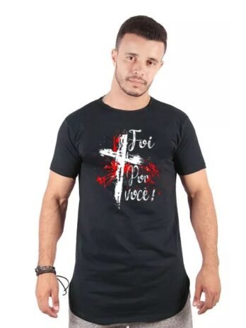 Camiseta Camisa Blusa Gospel Religiosa Evangelica Cruz Fé