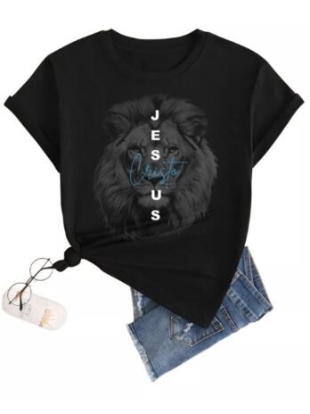 Camiseta Feminina 100% Em Algodão Moda Evangélica Premium