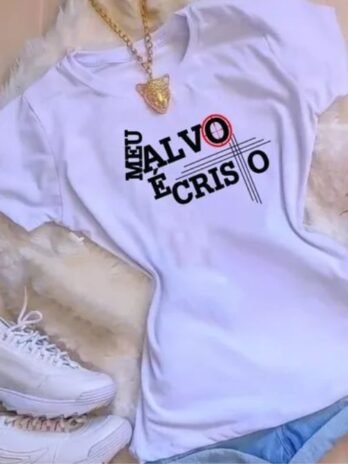 Camiseta Feminina Alvo – Meu Alvo É Cristo-c