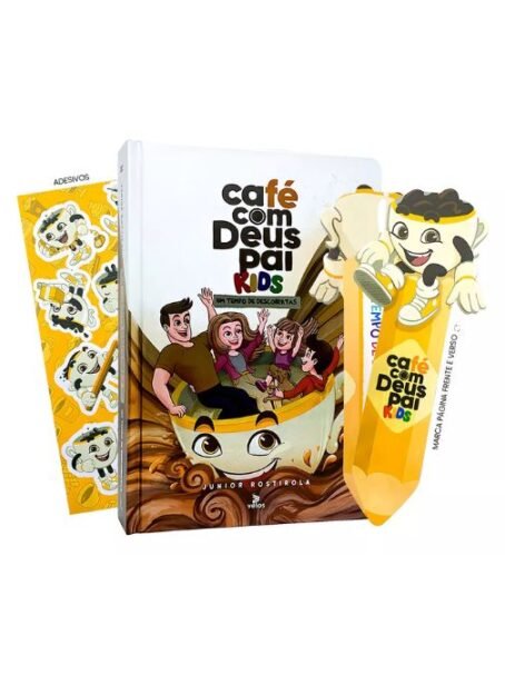 Café Com Deus Pai Kids: Um Tempo De Descobertas | 366 Dias, De Junior Rostirola. Editora Velos, Capa Dura, Edição 1 Em Português, 2023