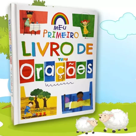 Livro Infantil Meu Primeiro Livro De Orações Edição Grande Folhas Duras Premium