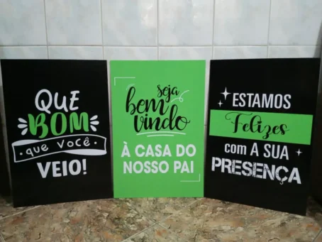 Placas De Boas Vindas
